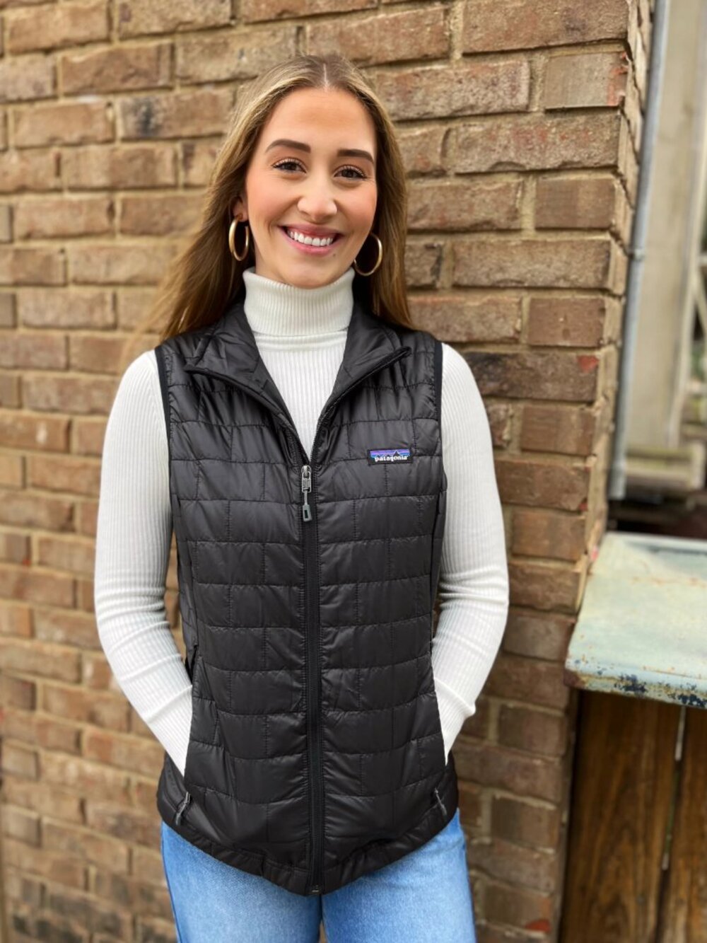 NWT Patagonia Women's Nano Puff Insulated Vest in Black Women's Medium